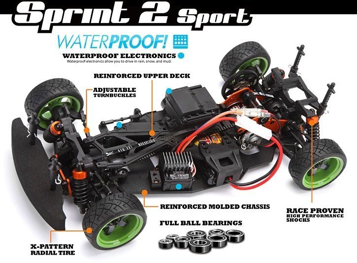 sprint 2 sport rc car